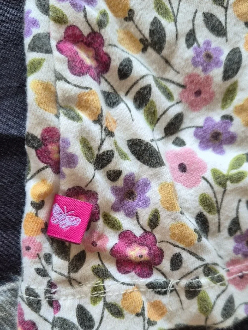 Baby GAP Girls Floral Puff-Sleeve Top